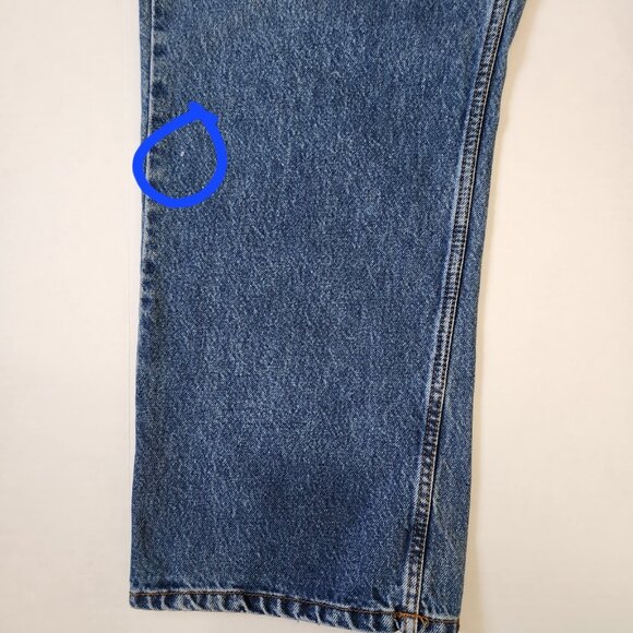 C.E. Schmidt Vintage Workwear Jeans 42 X 30 Blue 100%‎ Cotton Small Stain - Picture 11 of 11